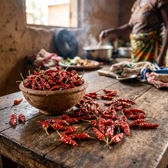 Piment Oiseau Séché